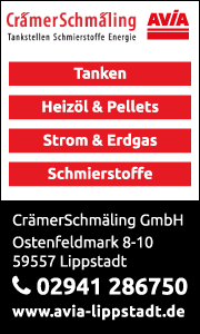 Banner zeigt Leistungen und Kontaktdaten für Heizölbestellung in Lippstadt, inklusive Beratung, Lieferung und kundenfreundlichem Service.