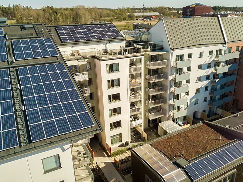 PV Anlage in Soest auf Mehrfamilienhaus